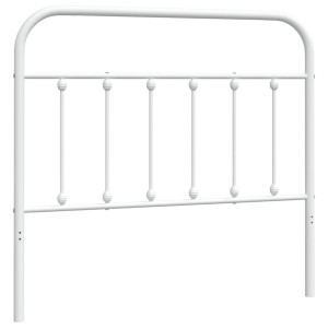 Cabecero de metal blanco 107 cm H