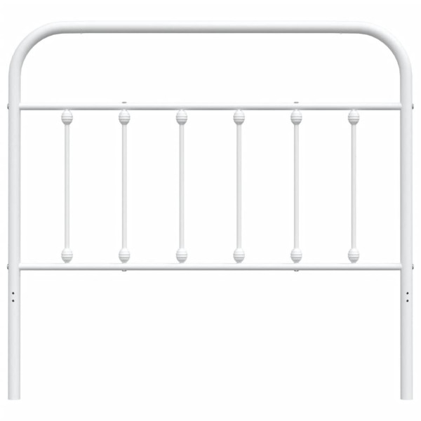 Cabeceira de cama 107 cm metal branco M 4