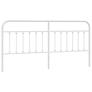 Cabecero de metal blanco 200 cm H