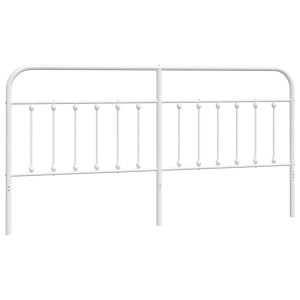 Cabecero de metal blanco 193 cm H