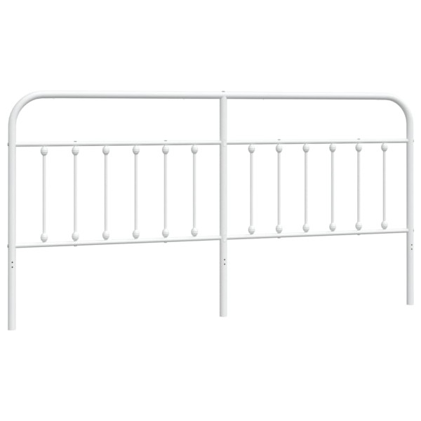 Cabeceira de cama 193 cm metal branco M 2