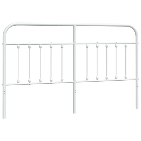 Cabeceira de cama 180 cm metal branco M 2