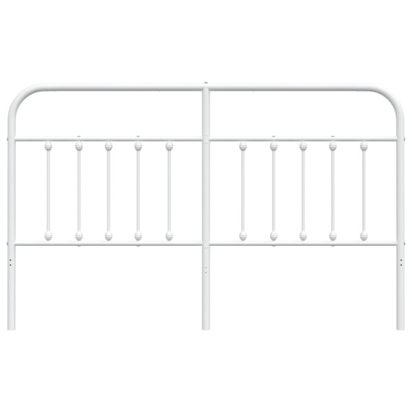 Cabeceira de cama 180 cm metal branco M 4