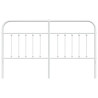 Cabeceira de cama 180 cm metal branco 4