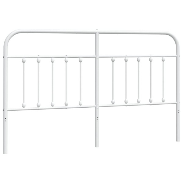 Cabeceira de cama 160 cm metal branco M 2