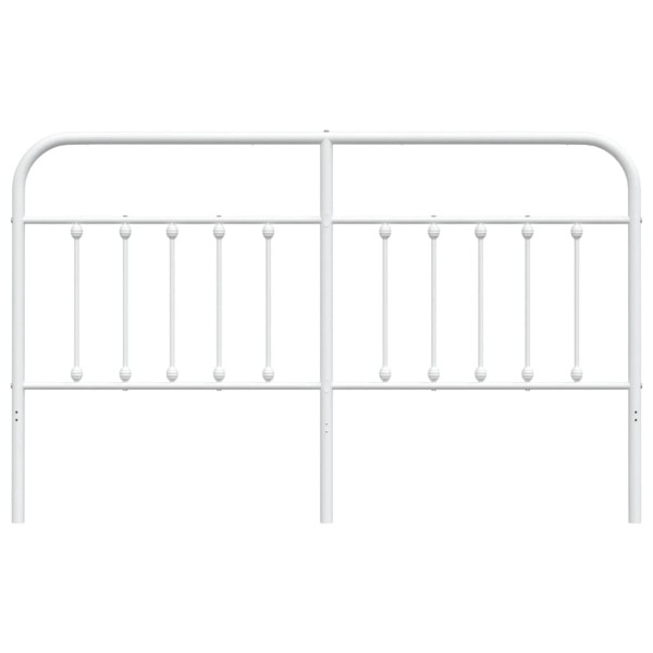 Cabeceira de cama 160 cm metal branco M 4