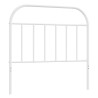 Cabeceira de cama 100 cm metal branco 2