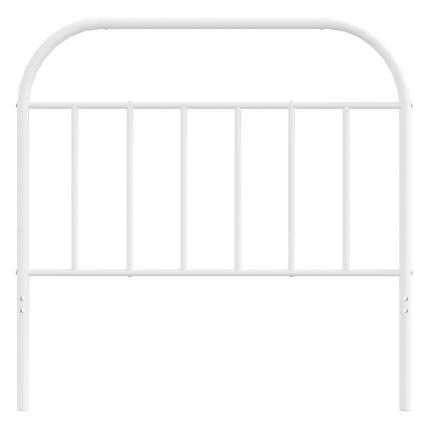 Cabeceira de cama 100 cm metal branco M 4