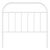 Cabeceira de cama 100 cm metal branco 4