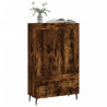 Armário alto derivados de madeira 69.5x31x115cm carvalho fumado 3