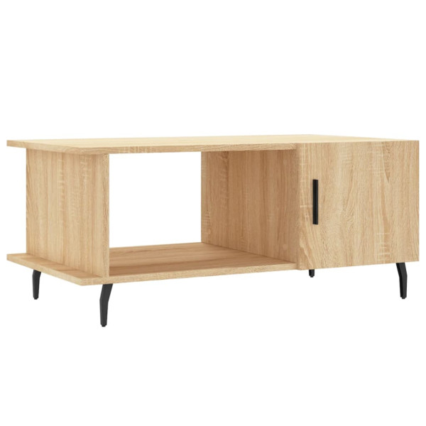 Mesa de centro madera contrachapada roble Sonoma 90x50x40 cm M 2
