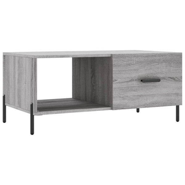 Mesa de centro 90x50x40 cm derivados de madeira cinzento sonoma M 2