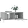 Mesa de centro madera contrachapada gris hormigón 90x50x40 cm 4