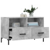 Mueble para TV madera contrachapada gris hormigón 80x36x50 cm 4