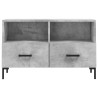 Mueble para TV madera contrachapada gris hormigón 80x36x50 cm 5