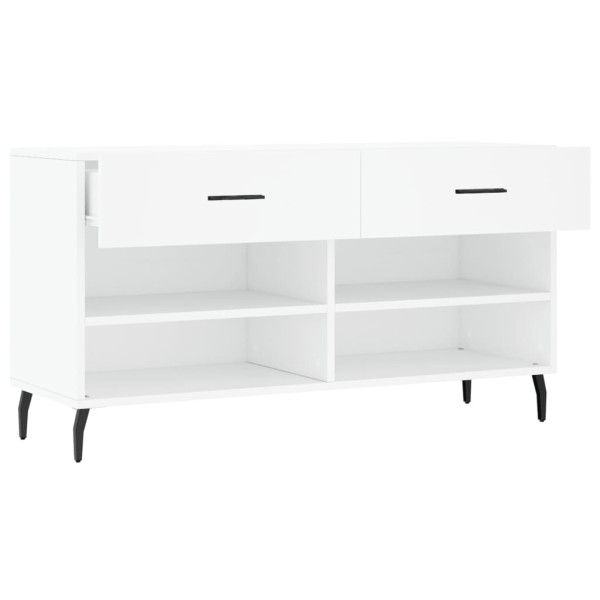 Banco sapateira 102x35x55 cm derivados de madeira branco M 5