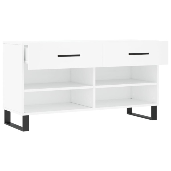 Banco sapateira 102x35x55 cm derivados de madeira branco M 5