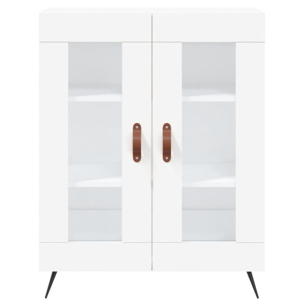 Aparador de madera de ingeniería blanco 69.5x34x90 cm M 5