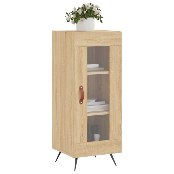 Aparador madera contrachapada color roble Sonoma 34.5x34x90 cm M 3