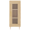 Aparador madera contrachapada color roble Sonoma 34.5x34x90 cm 5