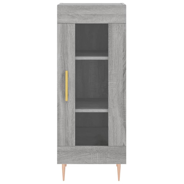 Aparador madera de ingeniería gris Sonoma 34.5x34x90 cm M 5