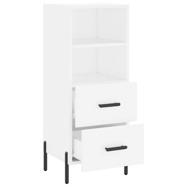 Aparador madera de ingeniería blanco 34.5x34x90 cm M 5