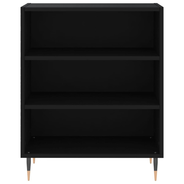 Aparador madera de ingeniería negro 57x35x70 cm M 4