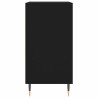 Aparador madera de ingeniería negro 57x35x70 cm 5