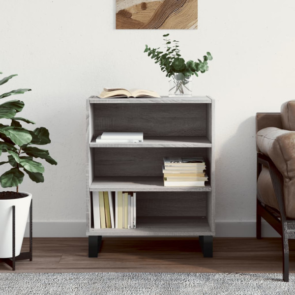 Aparador madera de ingeniería gris Sonoma 57x35x70 cm D