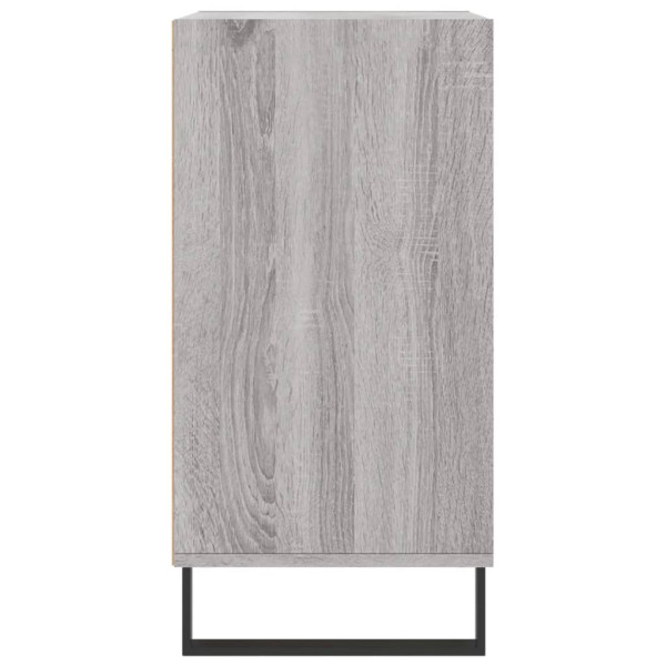Aparador madera de ingeniería gris Sonoma 57x35x70 cm M 5