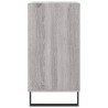 Aparador madera de ingeniería gris Sonoma 57x35x70 cm 5