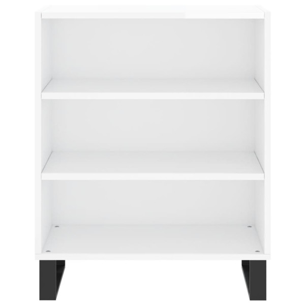 Aparador 57x35x70 cm madeira processada branco brilhante M 4