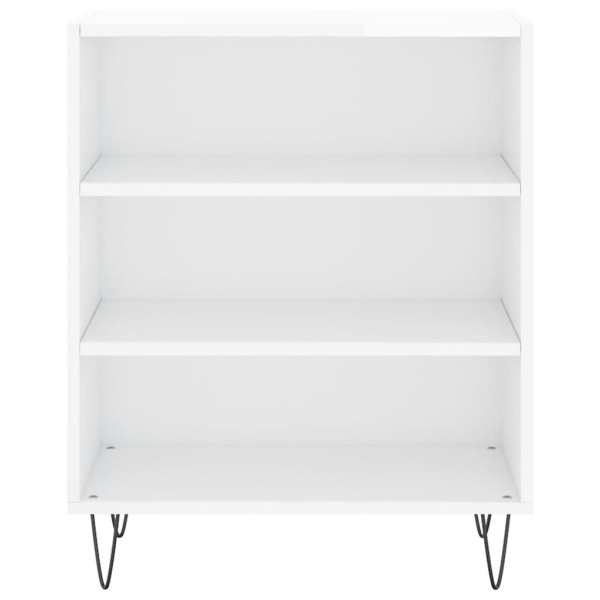 Aparador 57x35x70 cm madeira processada branco brilhante M 4