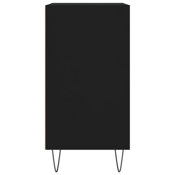 Aparador madera de ingeniería negro 57x35x70 cm M 5