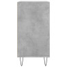 Aparador madera de ingeniería gris hormigón 57x35x70 cm 5
