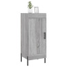 Aparador madera de ingeniería gris Sonoma 34.5x34x90 cm 3