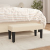 Banco de tela color crema 70x30x30 cm 1