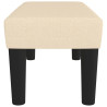 Banco 70x30x30 cm tecido cor creme 4