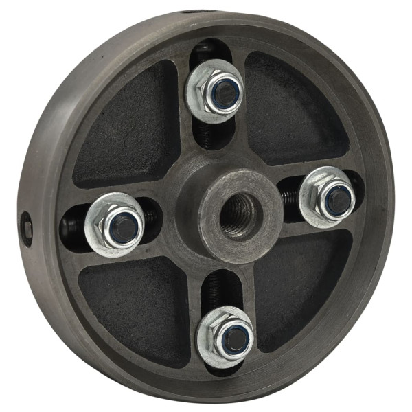 Mandril madera 4 mordazas con conexión M18 acero negro 150x63mm M 4