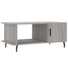 Mesa de centro madera contrachapada gris Sonoma 90x50x40 cm 2