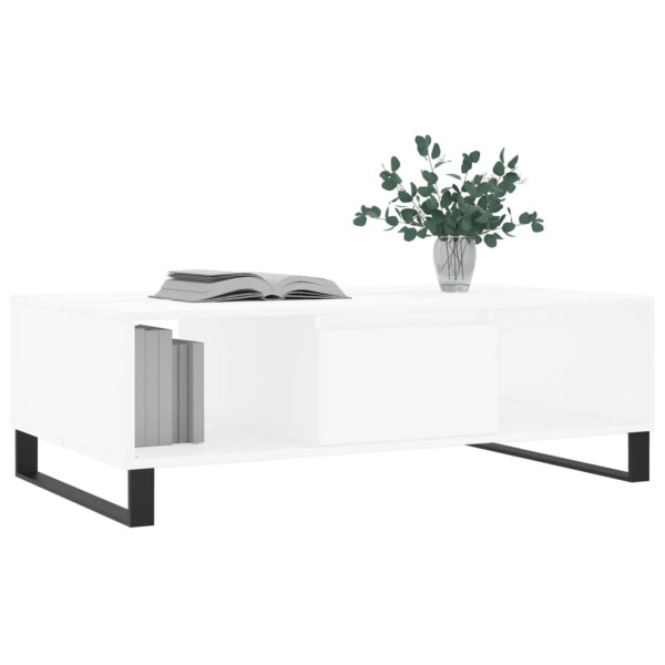 Mesa de centro 104x60x35 cm derivados de madeira branco M 3