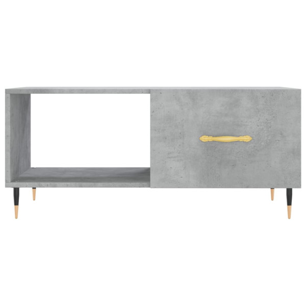 Mesa de centro madera contrachapada gris hormigón 90x50x40 cm M 5