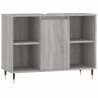 Mueble de baño madera de ingeniería gris Sonoma 80x33x60 cm 2