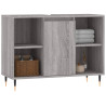 Mueble de baño madera de ingeniería gris Sonoma 80x33x60 cm 3