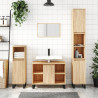 Mueble de baño madera de ingeniería roble Sonoma 80x33x60 cm 1