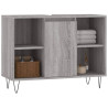 Mueble de baño madera de ingeniería gris Sonoma 80x33x60 cm 3