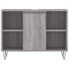 Mueble de baño madera de ingeniería gris Sonoma 80x33x60 cm 5