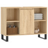 Mueble de baño madera de ingeniería roble Sonoma 80x33x60 cm 3