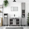 Mueble de baño madera de ingeniería gris Sonoma 80x33x60 cm 1