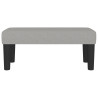 Banco de tela gris claro 70x30x30 cm 3